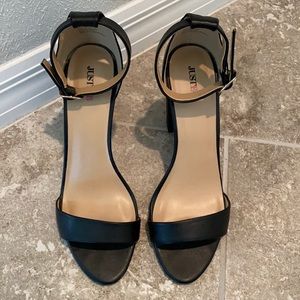 Single Front Strap 4.5 inch Heel Sandals